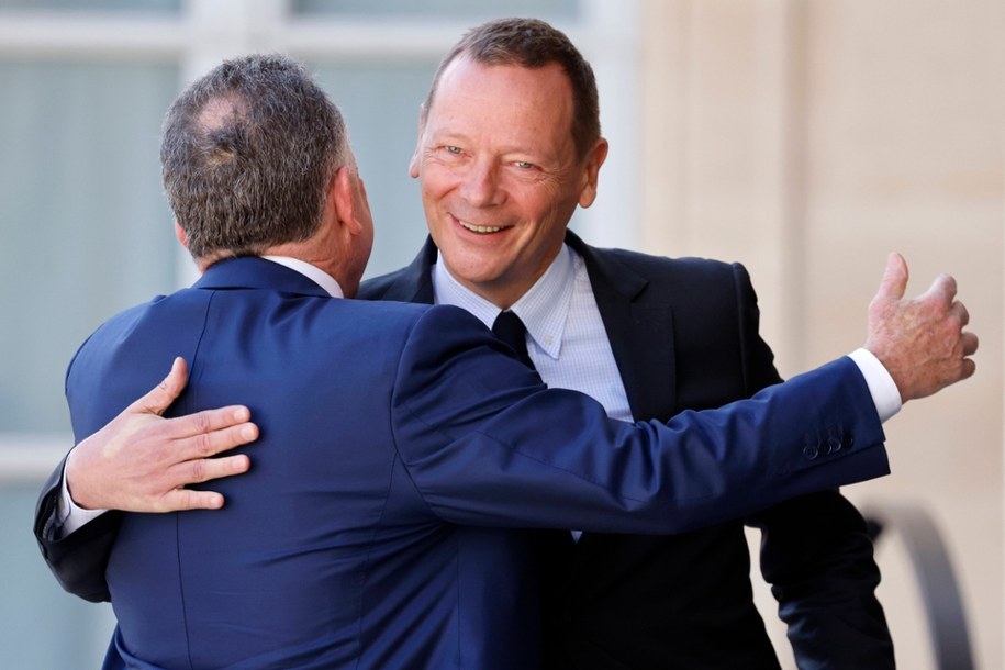 Emmanuel Bonne przybył do Moskwy, gdzie spotkał się m.in. z Jurijem Uszakowem /LUDOVIC MARIN/POOL /PAP/EPA