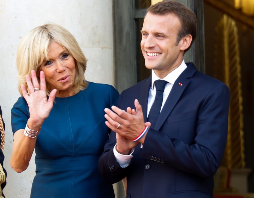 Emmanuel Macron i Brigitte Macron /Jean Benard Vernier/Polaris Images /East News