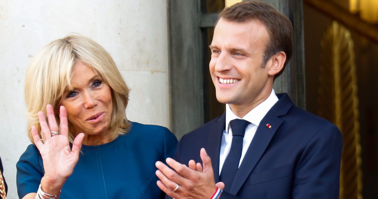 Emmanuel Macron i Brigitte Macron /Jean Benard Vernier/Polaris Images /East News