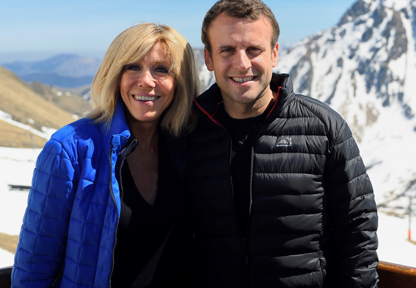 Emmanuel Macron i Brigitte Trogneux /- /East News