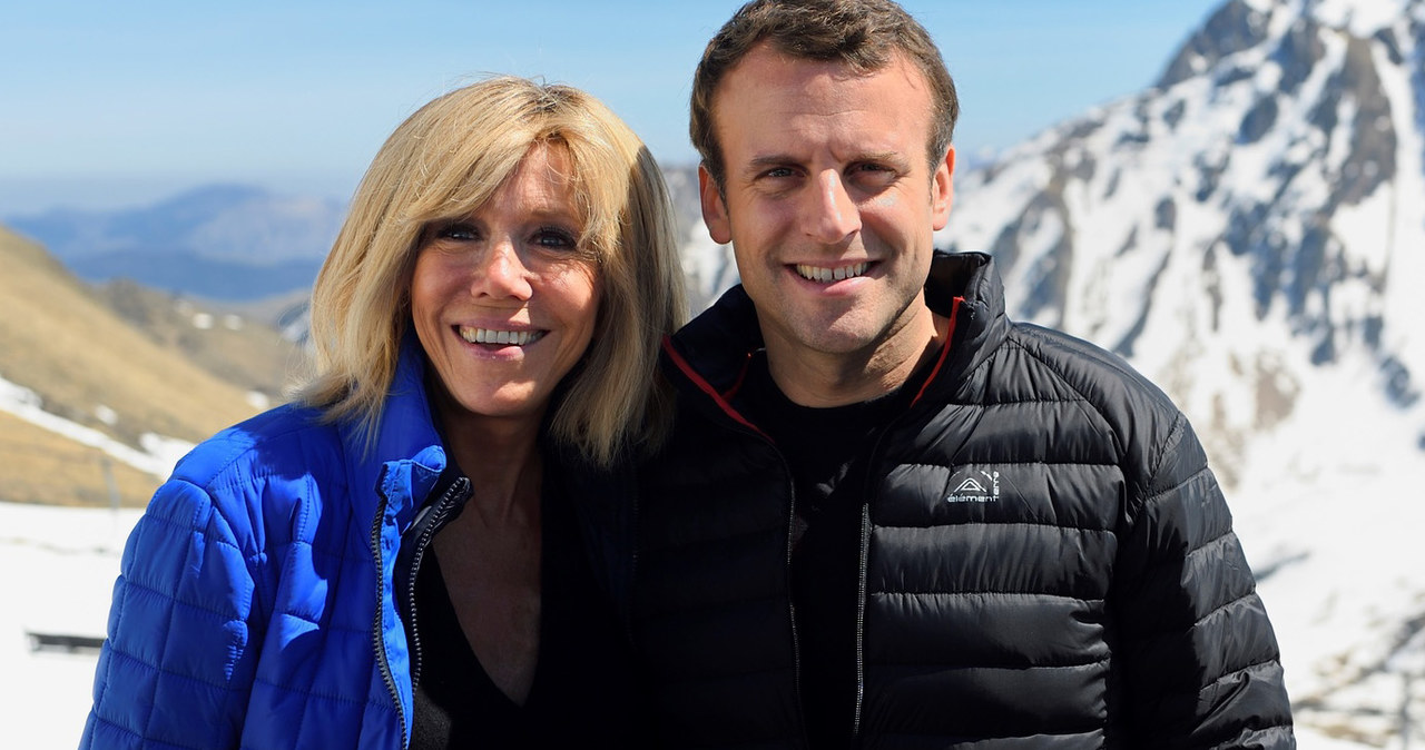 Emmanuel Macron i Brigitte Trogneux /- /East News