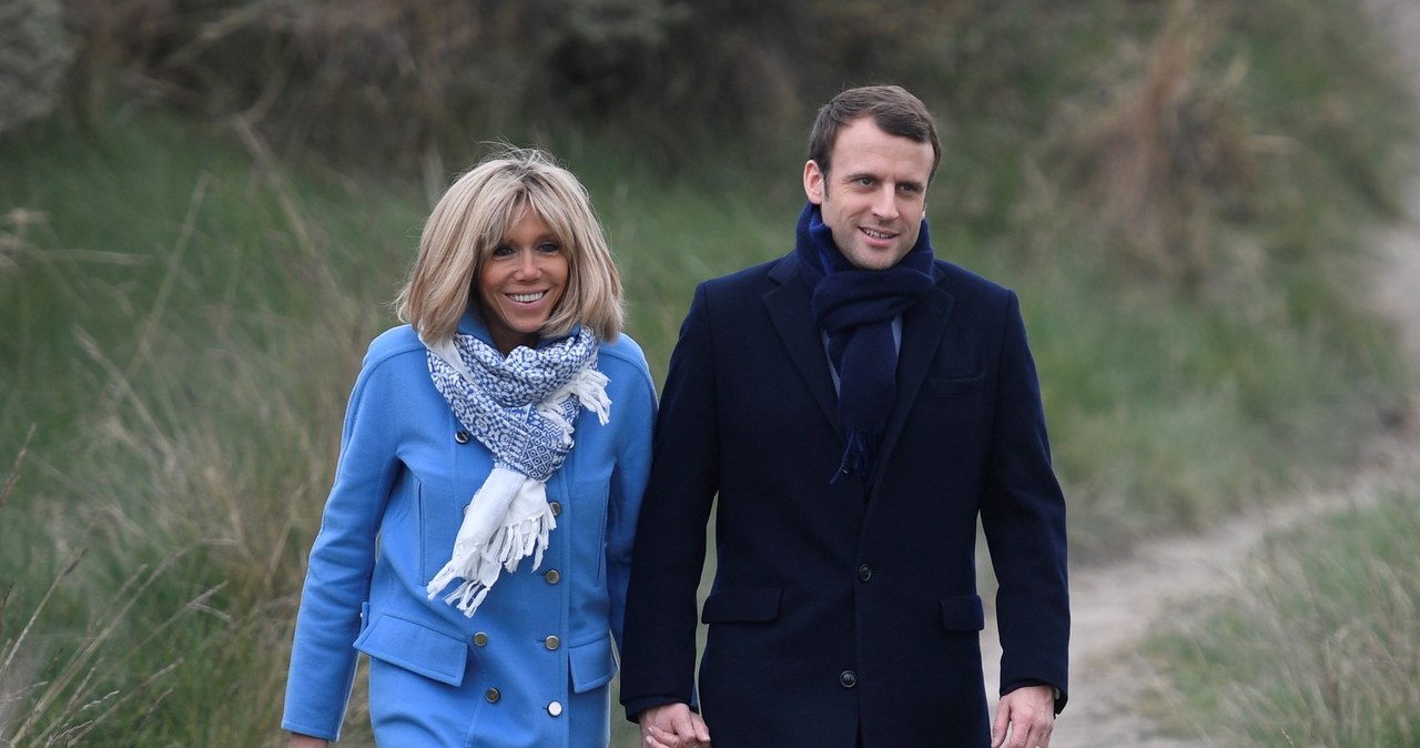 Emmanuel Macron i Brigitte Trogneux /- /East News