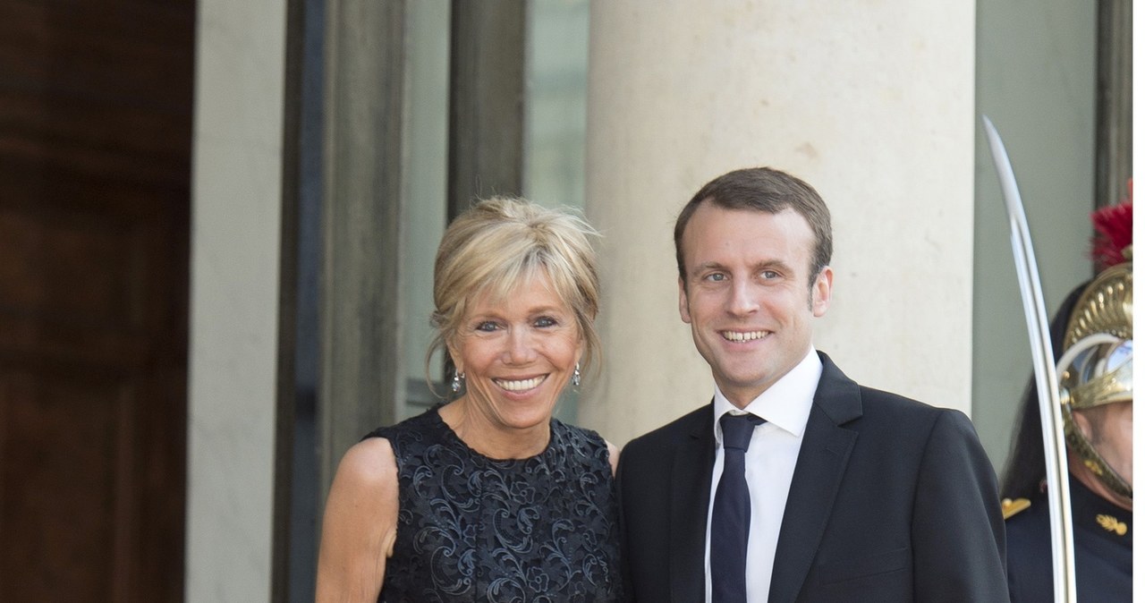 Emmanuel Macron i Brigitte Trogneux /- /East News