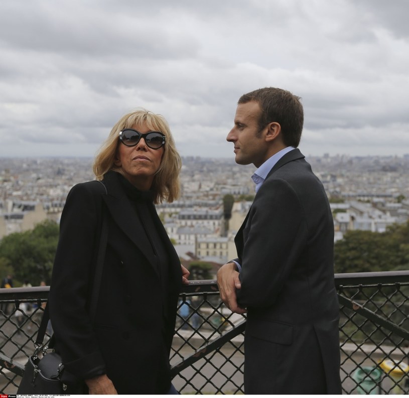 Emmanuel Macron i Brigitte Trogneux /- /East News