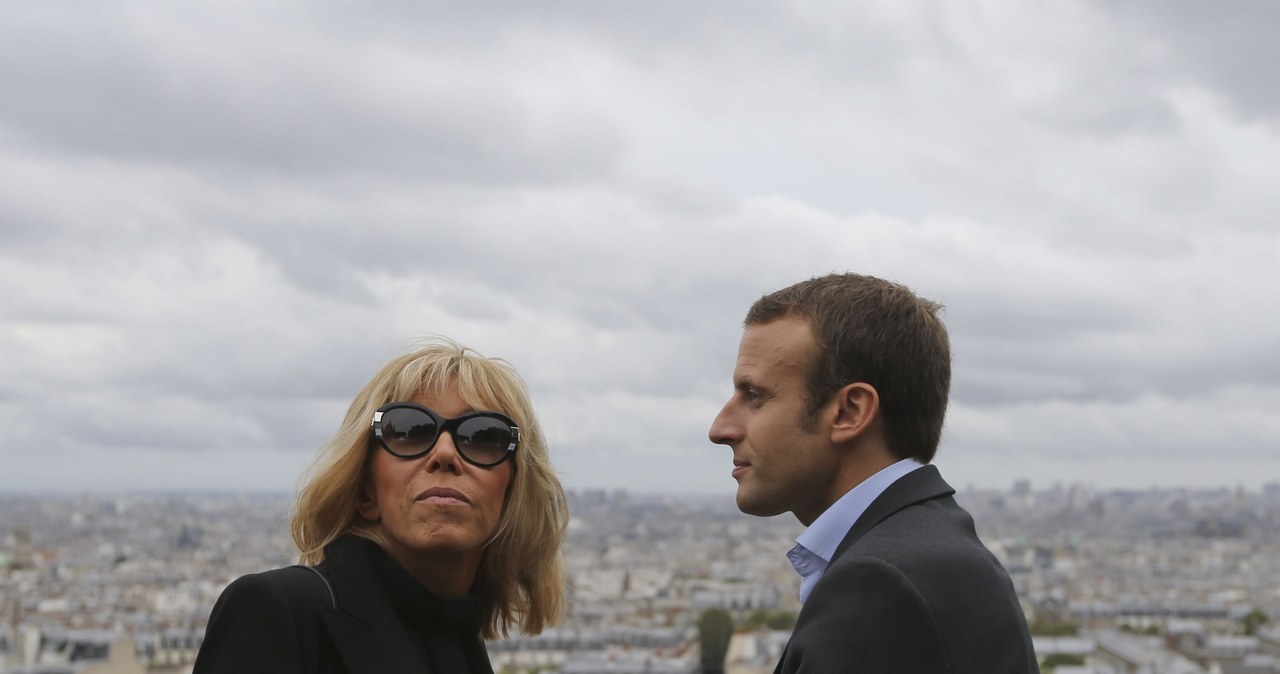 Emmanuel Macron i Brigitte Trogneux /- /East News