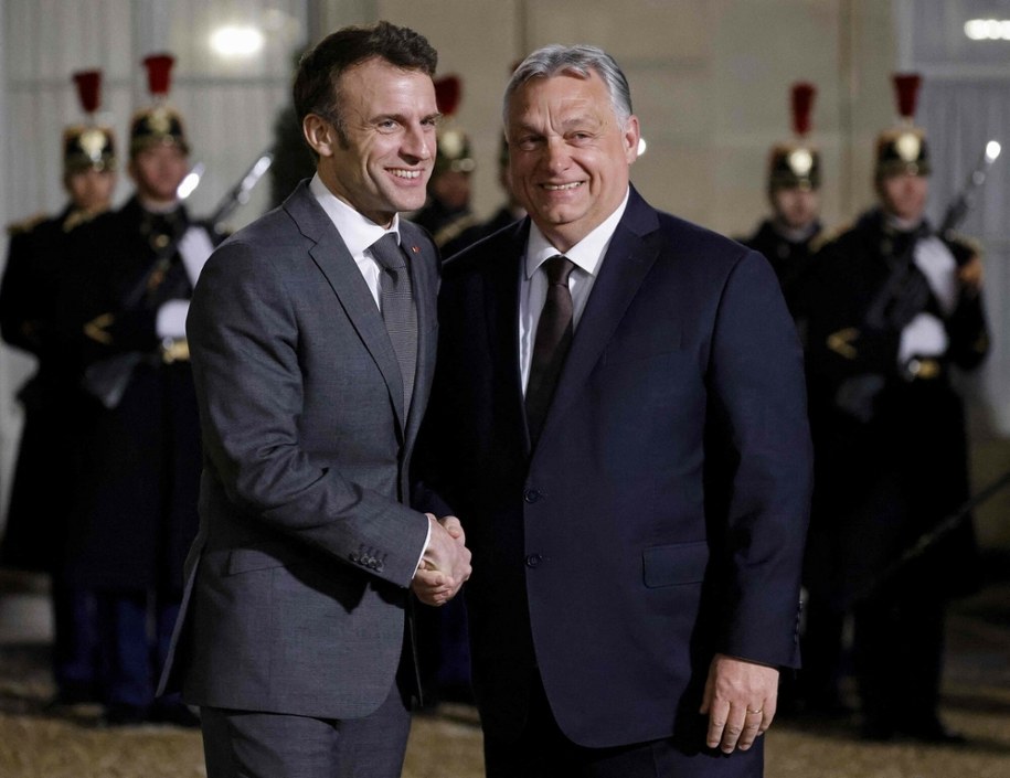 Emmanuel Macron i Viktor Orban /LUDOVIC MARIN/AFP/East News /East News