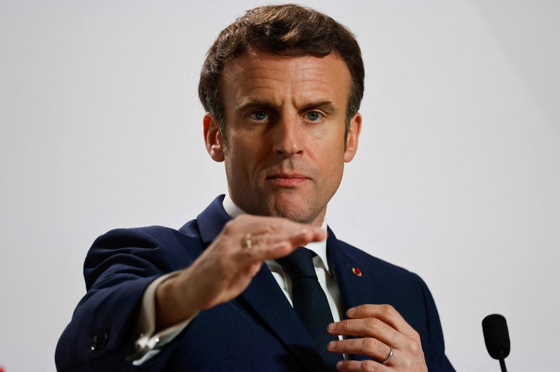 Emmanuel Macron, prezydent Francji /AFP