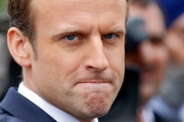 Emmanuel Macron przyspieszył stworzenie we Francji specjalnej prezydenckiej komórki do spraw walki z Państwem Islamskim /CHARLES PLATIAU / POOL /PAP/EPA