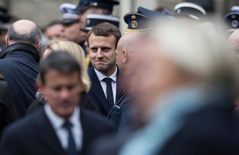 Emmanuel Macron /IAN LANGSDON /PAP/EPA