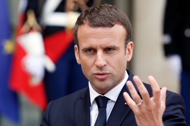 Emmanuel Macron /ETIENNE LAURENT /PAP/EPA