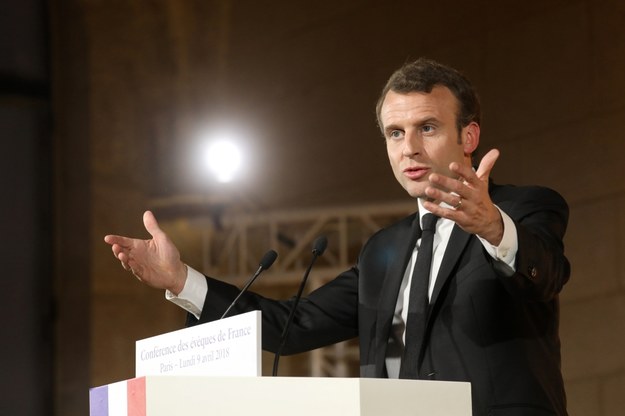 Emmanuel Macron /PAP/EPA/LUDOVIC MARIN / POOL /PAP/EPA