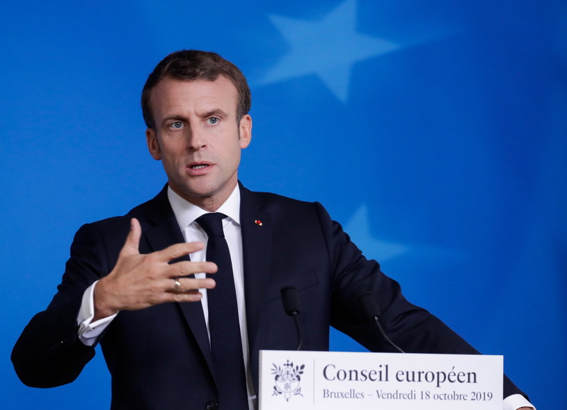 Emmanuel Macron /STEPHANIE LECOCQ  /PAP/EPA