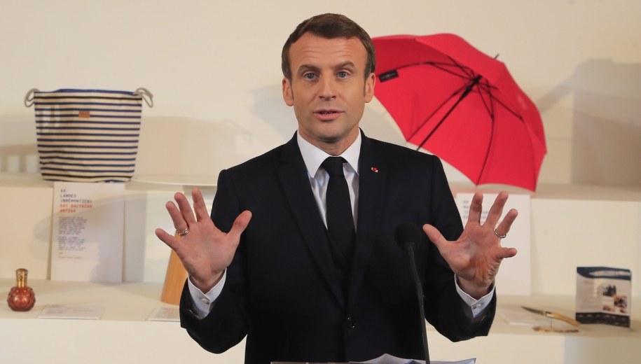 Emmanuel Macron /EPA/MICHEL EULER / POOL /PAP/EPA