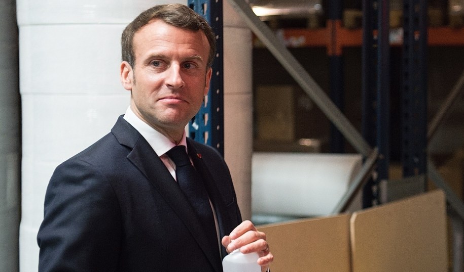 Emmanuel Macron /LOIC VENANCE / POOL  /PAP/EPA