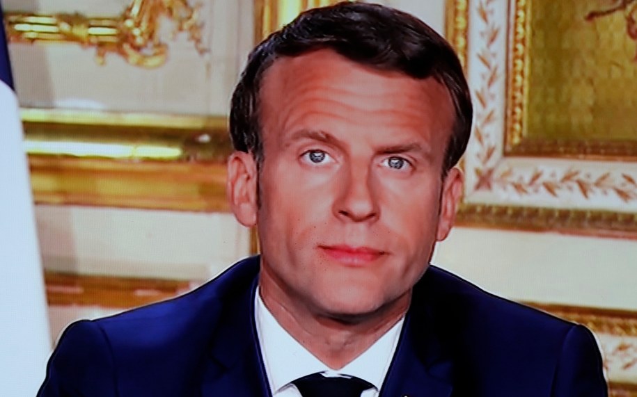 Emmanuel Macron /GUILLAUME HORCAJUELO  /PAP/EPA