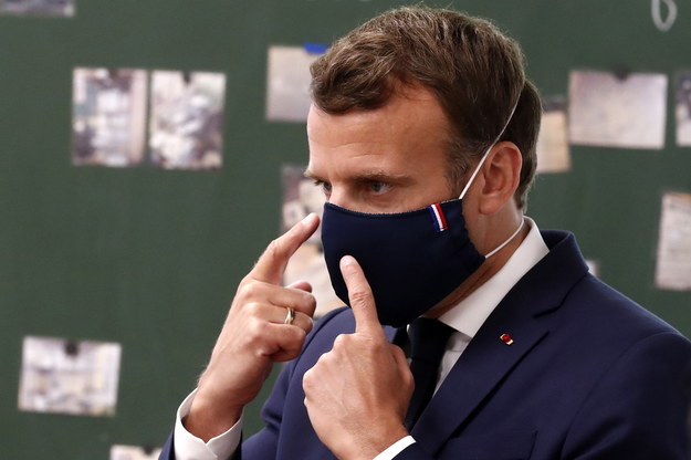 Emmanuel Macron /IAN LANGSDON/POOL /PAP/EPA