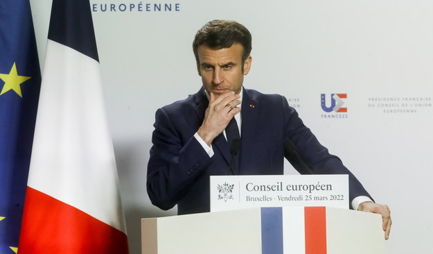 Emmanuel Macron /OLIVIER HOSLET /PAP/EPA