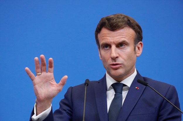 Emmanuel Macron /STEPHANIE LECOCQ  /PAP/EPA