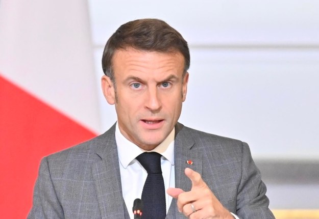Emmanuel Macron /ALESSANDRO DI MEO    /PAP/EPA