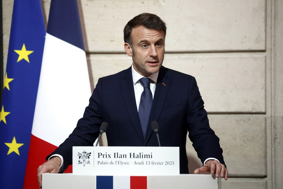 Emmanuel Macron /EPA /Yoan Valat /PAP /EPA
