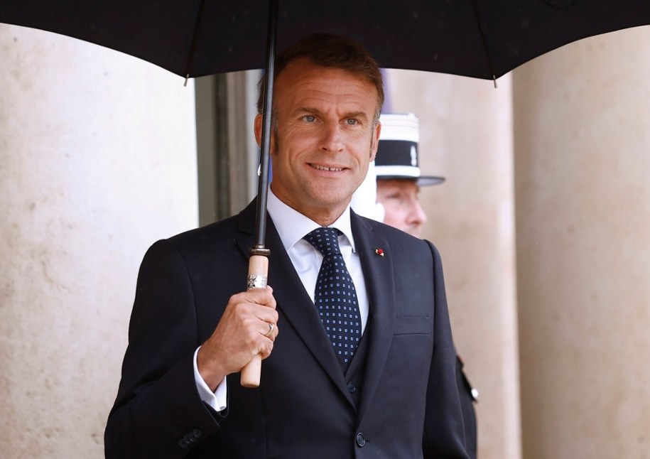 Emmanuel Macron /PAP/EPA/YOAN VALAT /PAP