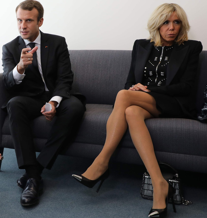 Emmanuele i Brigitte Macron /East News