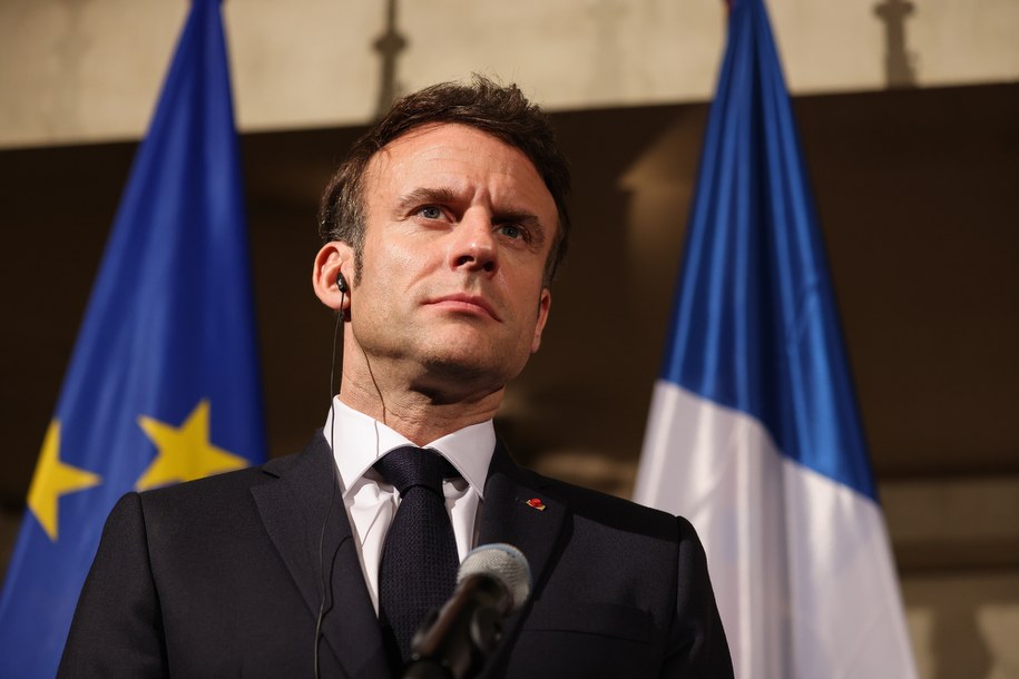 Emmanuele Macron / 	Leszek Szymański    /PAP/EPA