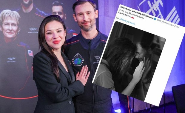 "Emocje i obawy są ogromne". Aleksandra Uznańska-Wiśniewska o kosmicznej misji męża