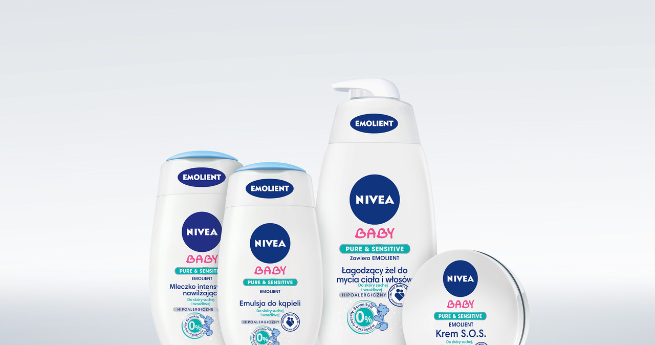 Emolienty NIVEA BABY naśladują i wspomagają naturalne właściwości ochronne skóry noworodka /materiały prasowe