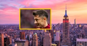 Empire State Building w biało-czerwonych barwach. W roli głównej Lewandowski!