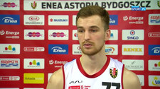 Energa Basket Liga. Jakub Nizioł: Pszczółka miała od nas nieco więcej szczęścia w końcówce (POLSAT SPORT). Wideo