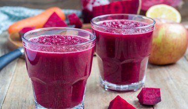 Energetyczny koktajl na bazie buraka. Szybko stawia na nogi i podnosi odporność 
