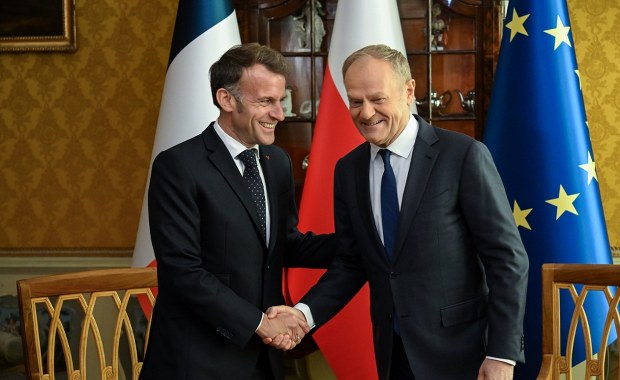 Energetyka jądrowa i wsparcie Ukrainy. Tusk rozmawiał z Macronem