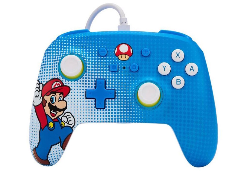 Enhanced Wired Controller for Nintendo Switch - Mario Pop Art /materiały prasowe