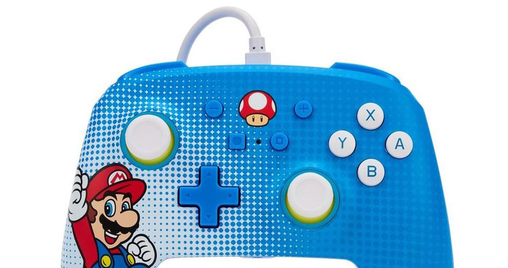 Enhanced Wired Controller for Nintendo Switch - Mario Pop Art /materiały prasowe