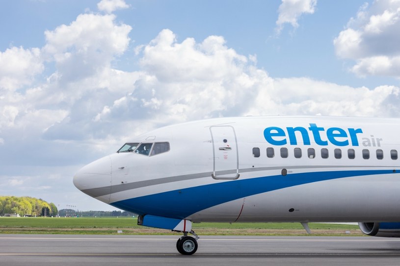 Enter Air to polski przewoźnik oferujący loty czarterowe. /Foto Olimpik/REPORTER /East News