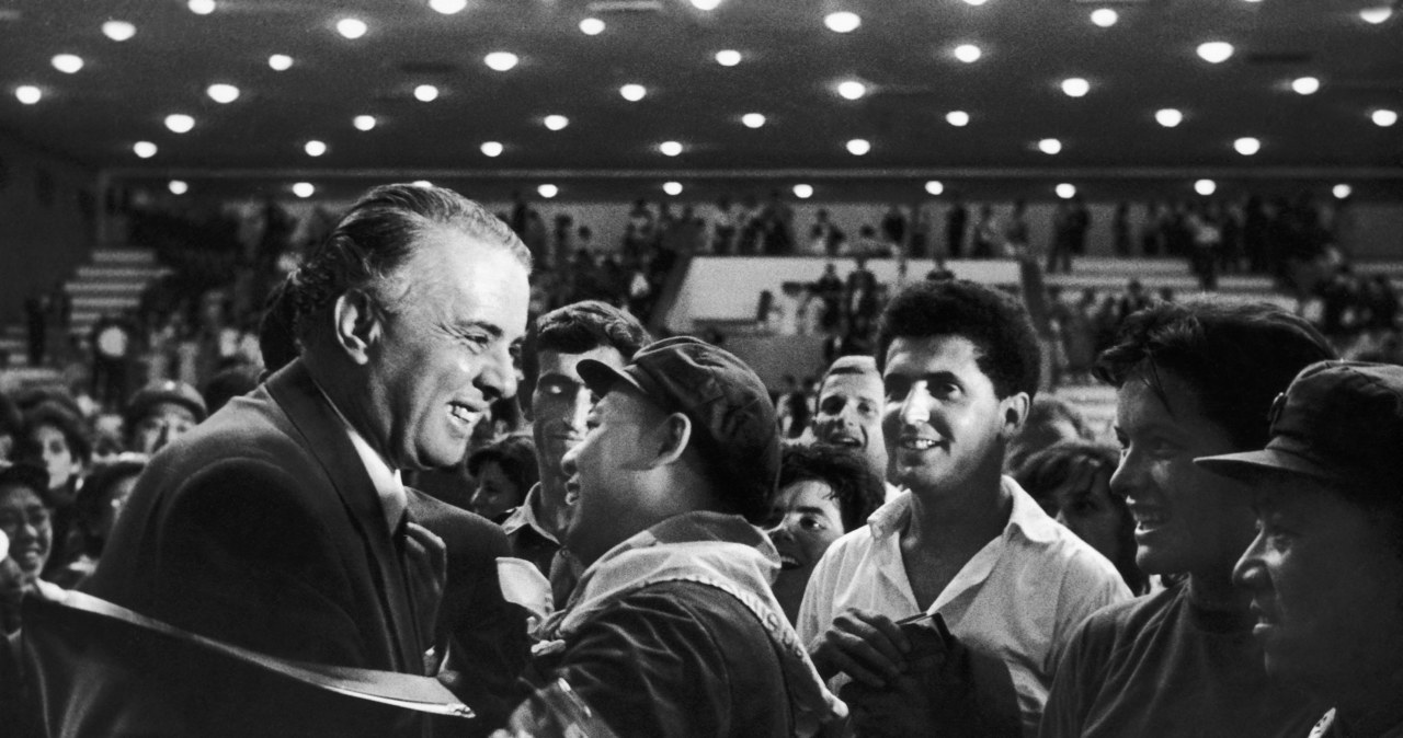 Enver Hoxha podczas spotkania z chińskim dyktatorem w 1967 roku /Keystone-France/Gamma-Keystone /Getty Images