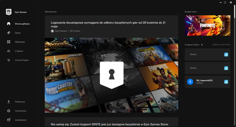 Epic Games Store /INTERIA.PL