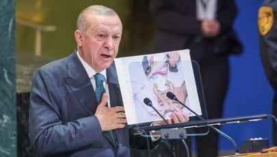 Erdogan ostro o Izraelu w ONZ. "To nie wojna, to ludobójstwo"