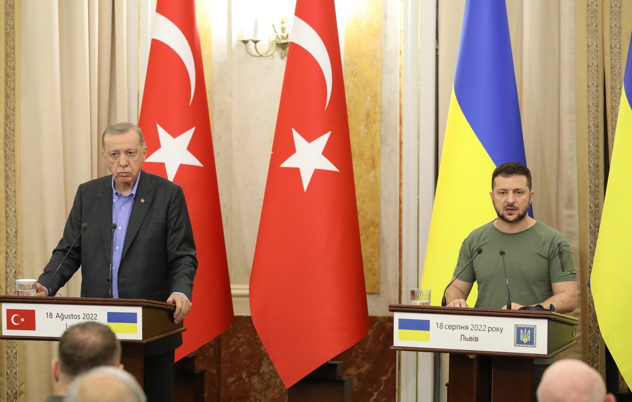 Erdogan we Lwowie: Turcja stoi po stronie Ukrainy