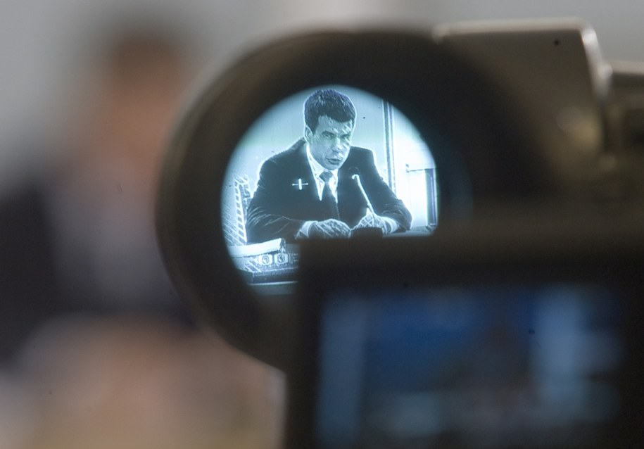 Ernest Bejda przed laty przed komisją śledczą do spraw nacisków /Paweł Kula /PAP