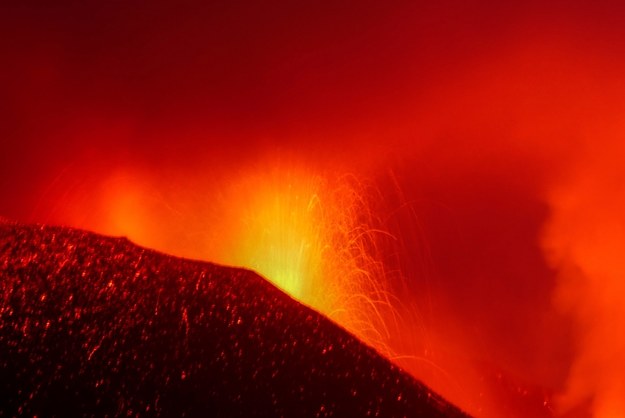 Erupcja wulkanu Cumbre Vieja na La Palma /MIGUEL CALERO /PAP/EPA