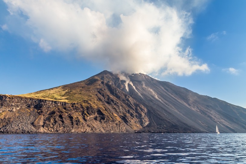 Erupcja wulkanu Stromboli. Powstało niewielkie tsunami