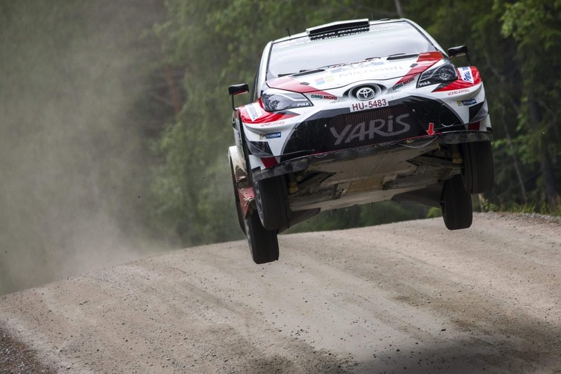 Esapekka Lappi w swoim Yarisie WRC /AFP