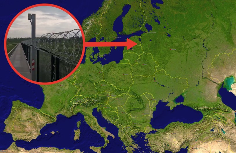 Estonia wybudowała na swojej granicy z Rosją dwumetrowy stalowy płot /123RF/PICSEL