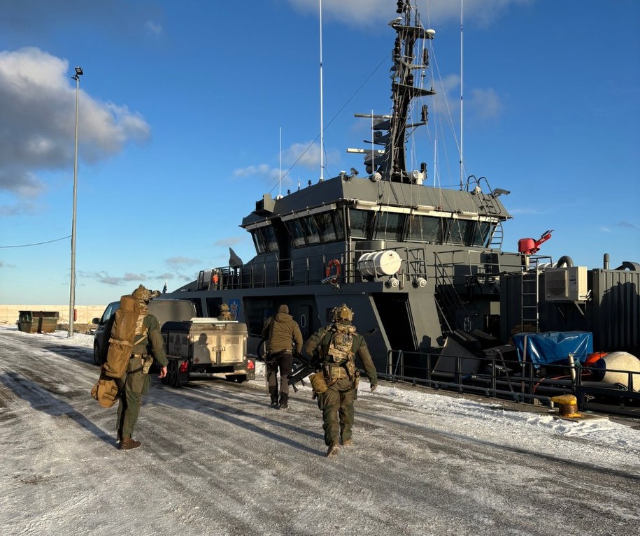 Estońskie służby zatrzymały statek płynący z Ekwadoru do Rosji (na zdjęciu: okręt patrolowy estońskiej marynarki wojennej) /Politsei- ja Piirivalveamet /