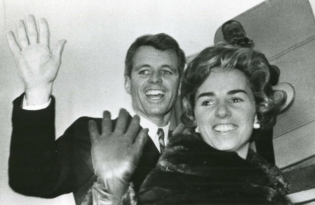 Ethel Kennedy i jej mąż Robert Kennedy /Rex Features/EAST NEWS /East News