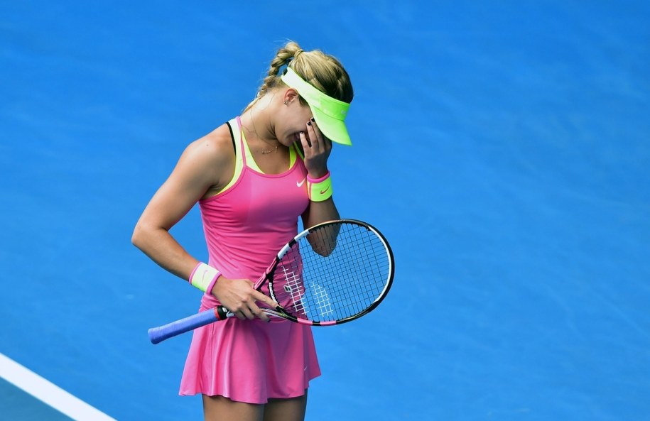 Eugenie Bouchard /JULIAN SMITH /PAP/EPA