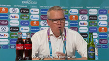 Euro 2020. Trener Szwedów po meczu z Polską. Wideo