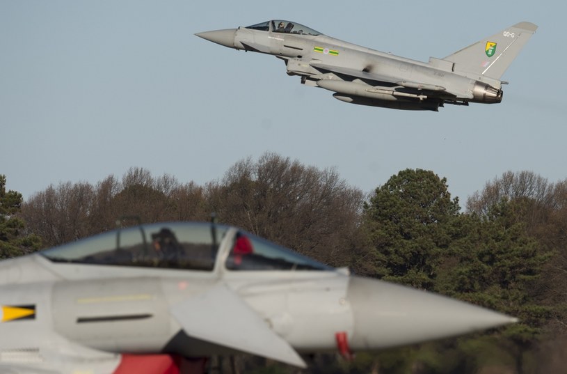 Eurofighter Typhoon Królewskich Sił Powietrznych /AFP